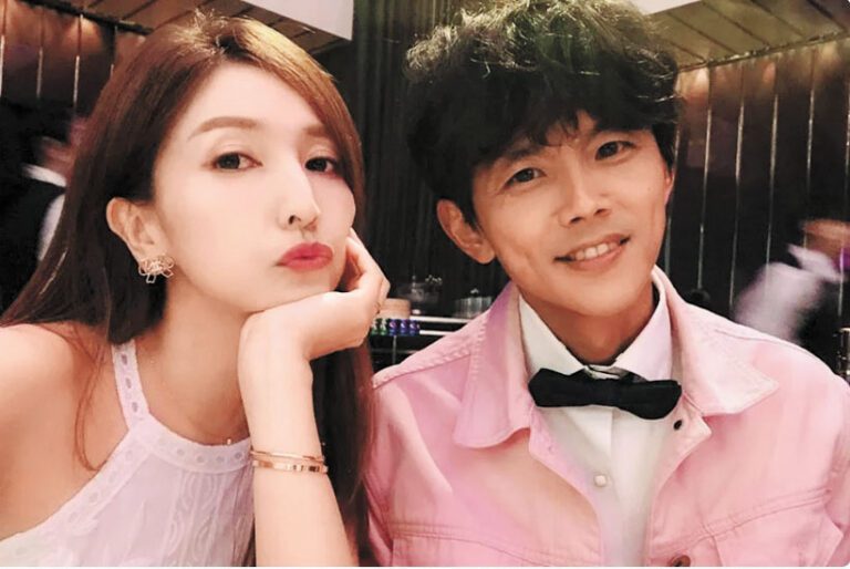 Grace與阿翔結婚，一家五口家庭幸福。網上圖片