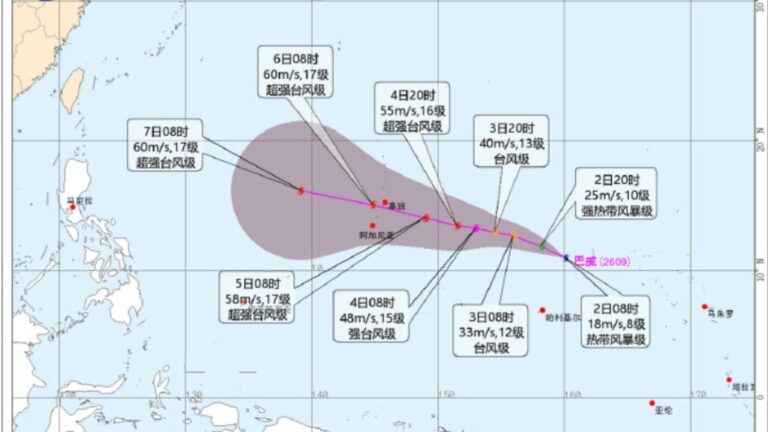深圳發佈颱風白色預警 周五或有大暴雨
