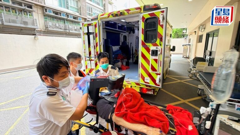 青衣路男子墮橋昏迷 送院搶救