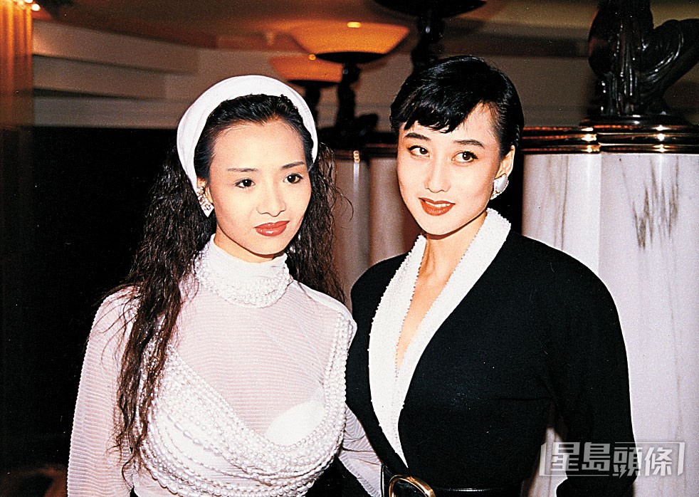 利智與葉子楣(左)當年都以豐滿上滿著稱。