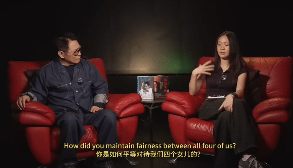 李連杰近日接受Jada訪問,罕有提及前妻和兩位大女兒。
