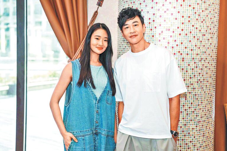 何潤東與泰國女星Aokbab。網上圖片