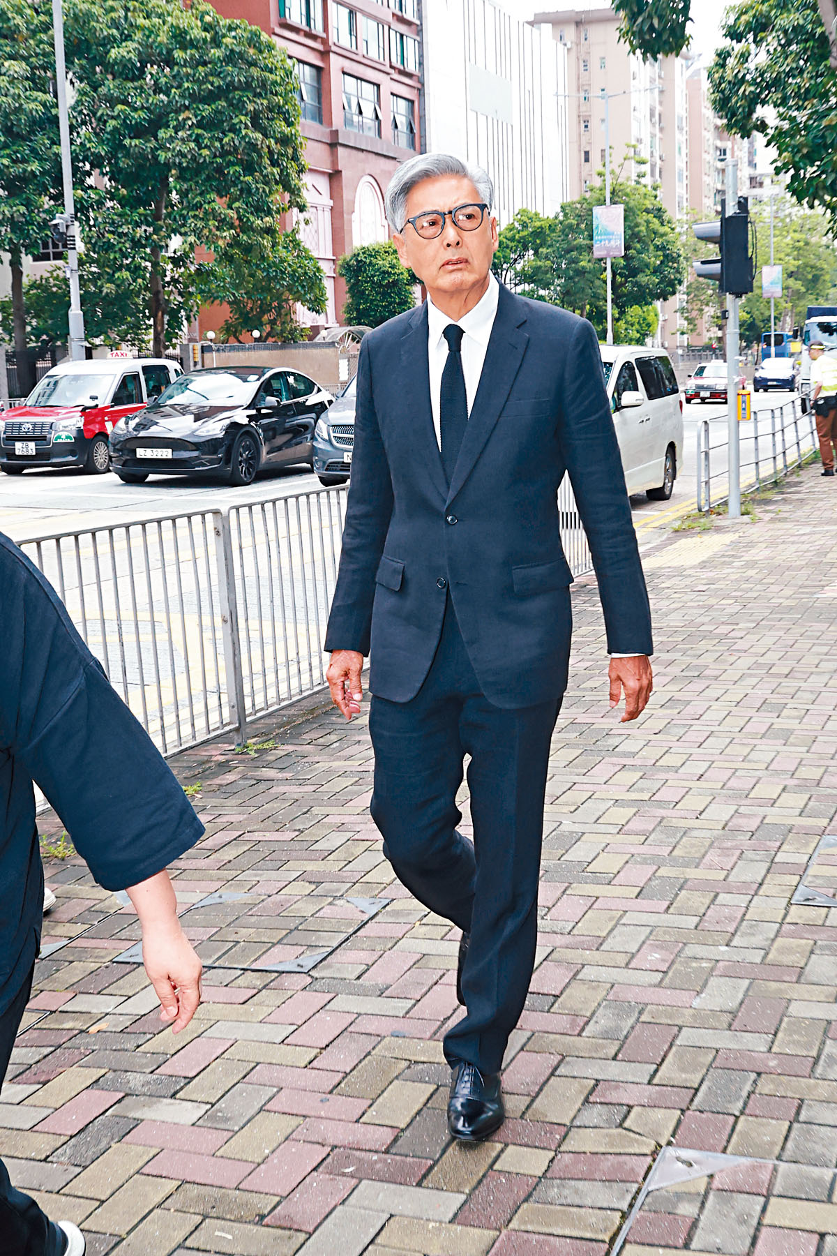 發哥低調到場送別King Sir。