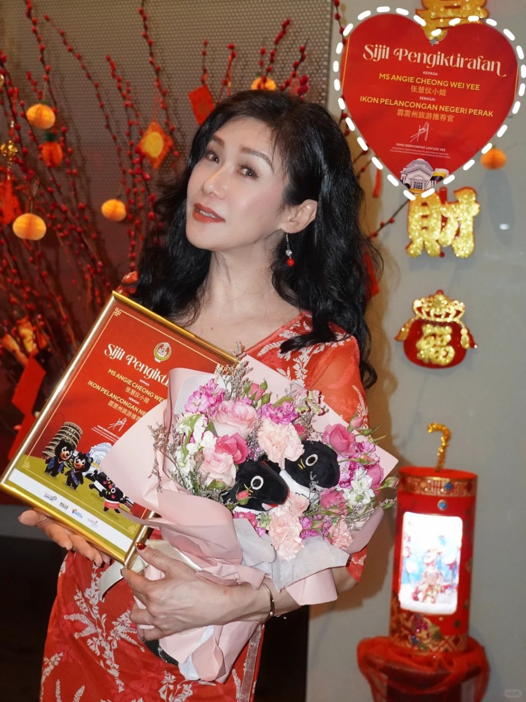 張慧儀近日盛裝宣布獲委任為旅遊推薦官。