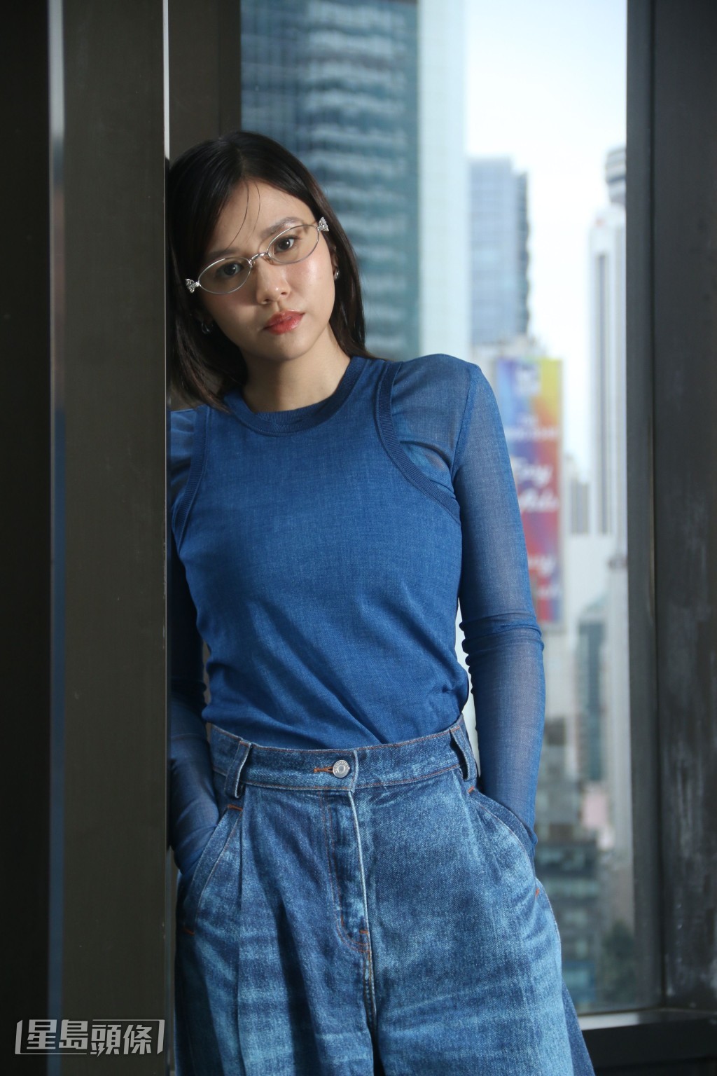楊偲泳坦言,與三位學院派出身的演員對戲時感到壓力。