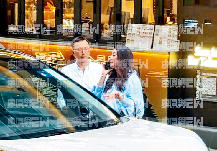 《東周刊》早前獨家影到廖碧兒與呂禮章同行出入豪華私人會所。