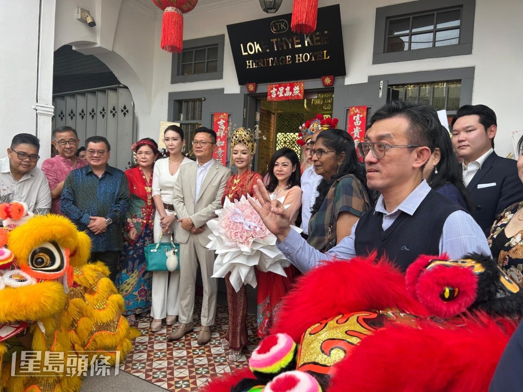 葉子楣出席《樂台居古蹟酒店》開幕活動。