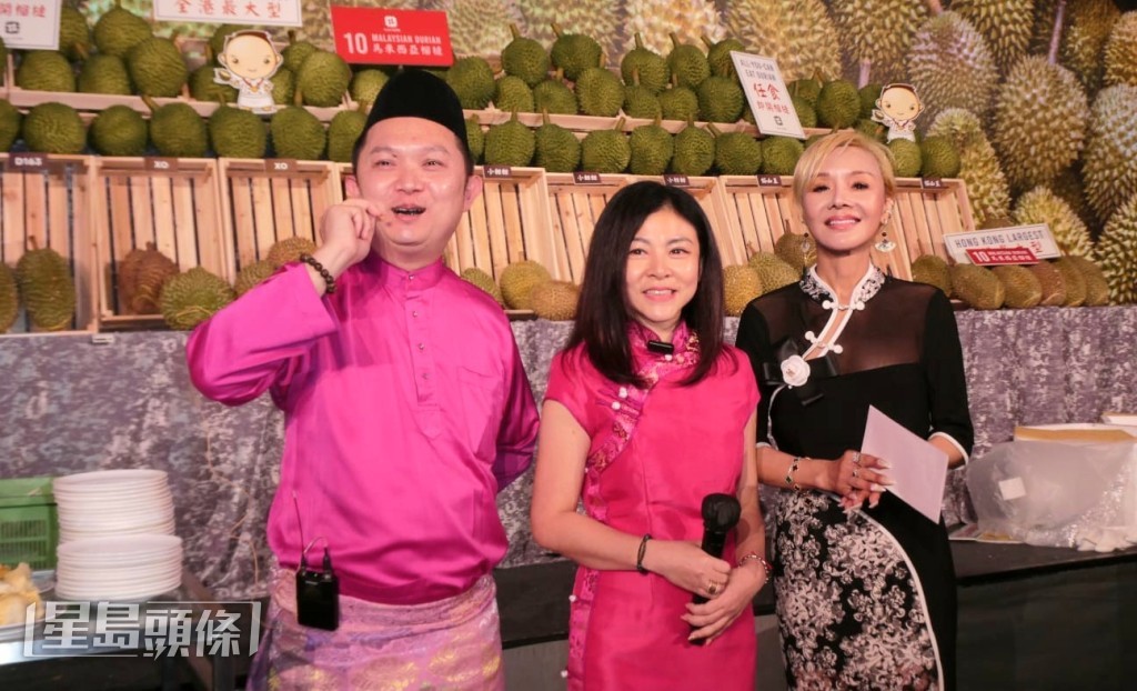 葉子楣與莊美娥一同現身支持「榴槤王子」何偉誠。