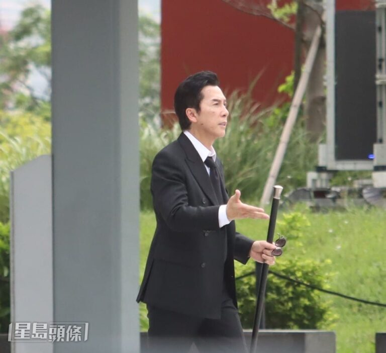 荷里活製作《CAINE》香港故宮拍攝 甄子丹帶傷妝現身演盲俠