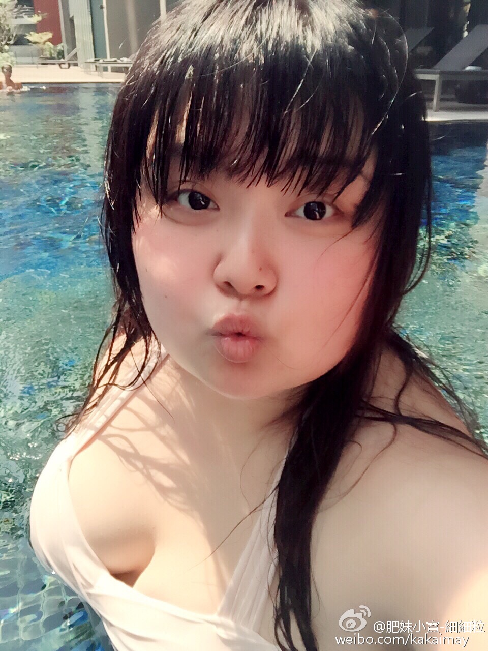 減肥前,細細粒的形象走可愛路線。