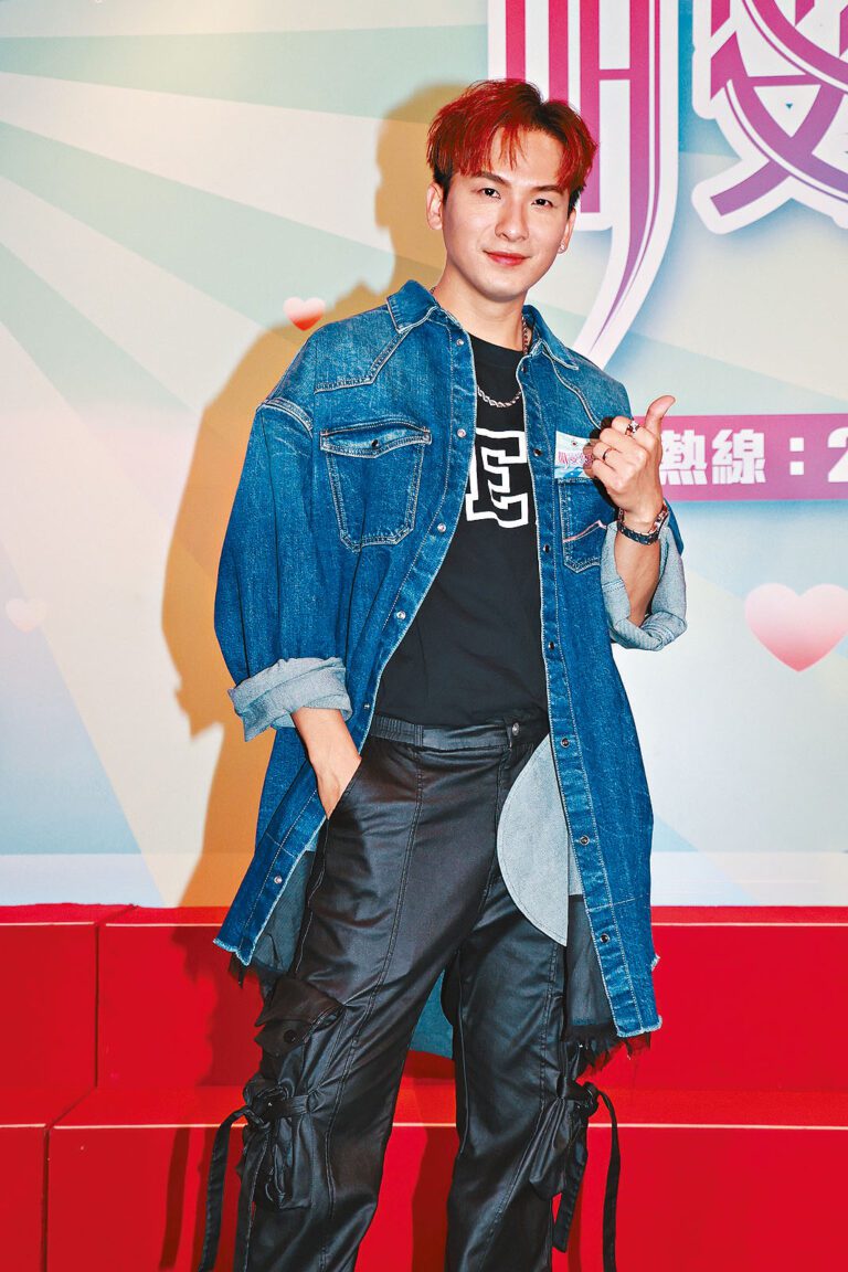 周吉佩昨日出席活動，拒絕透露偷公仔嫌疑人。