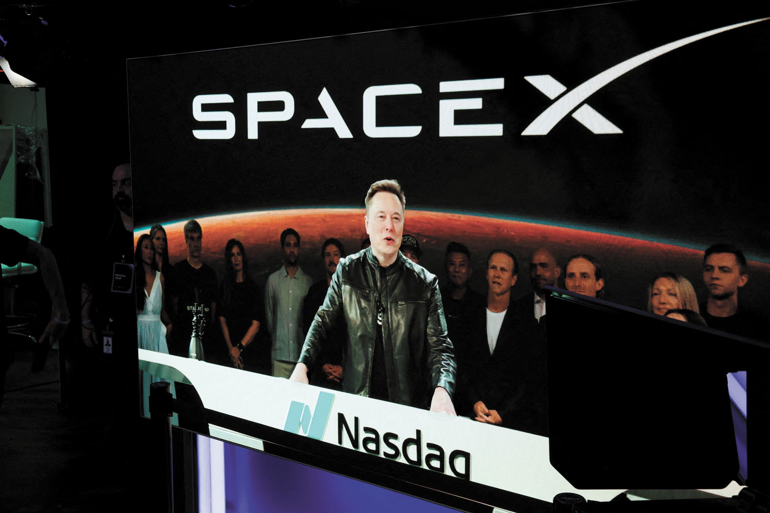 SpaceX在7日開盤前正式納入納斯達克100指數,成為繼英偉達、特斯拉後又一重磅成分股。路透社資料圖片