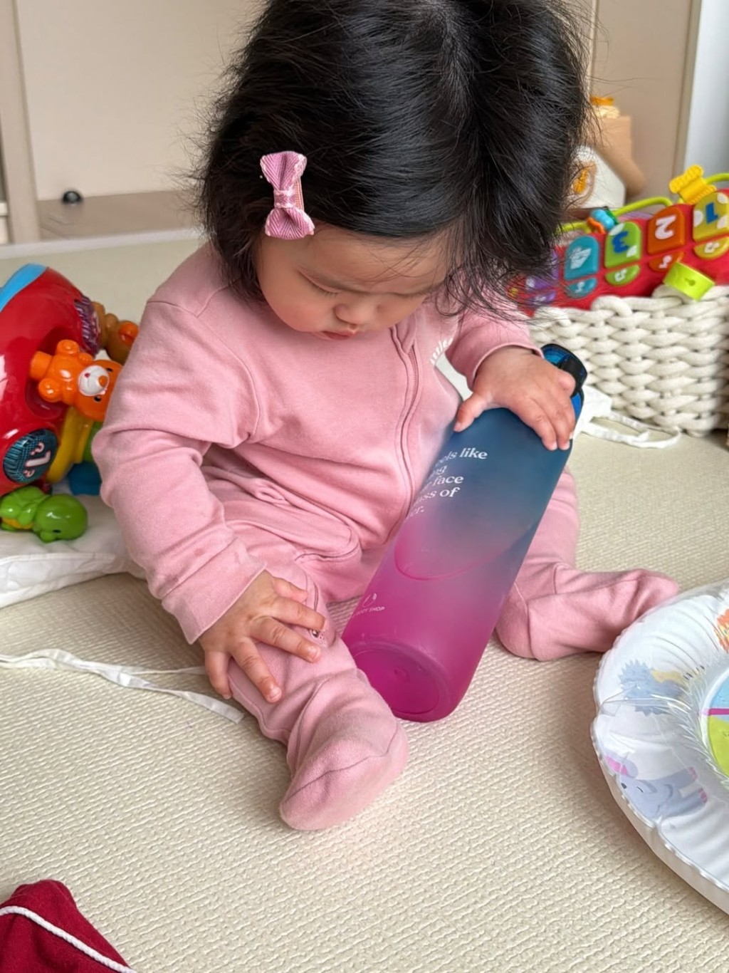 家中設有讓孩子玩耍的空間。