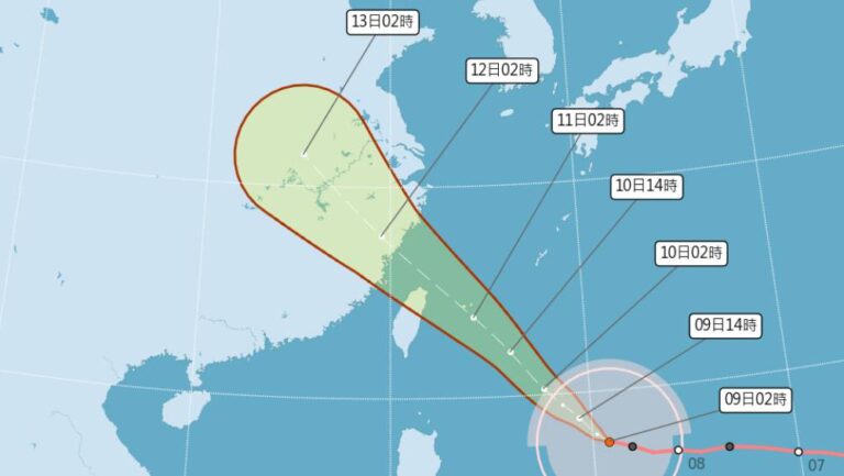超強颱風巴威逼近 台灣最快深夜發陸警 各地嚴陣以待
