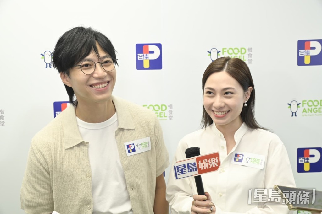 吳業坤與蔡蕙琪均表達了愛惜食物的態度。