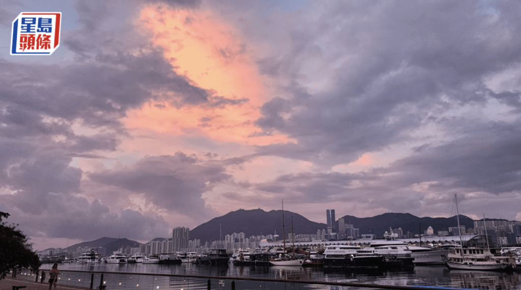 天文台:本港以南雨區逐漸靠近 部分地區未來一兩小時雨勢較大