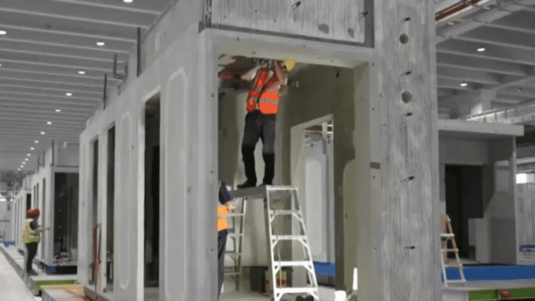 中國模塊化建築熱銷全球 最快兩周完成組裝