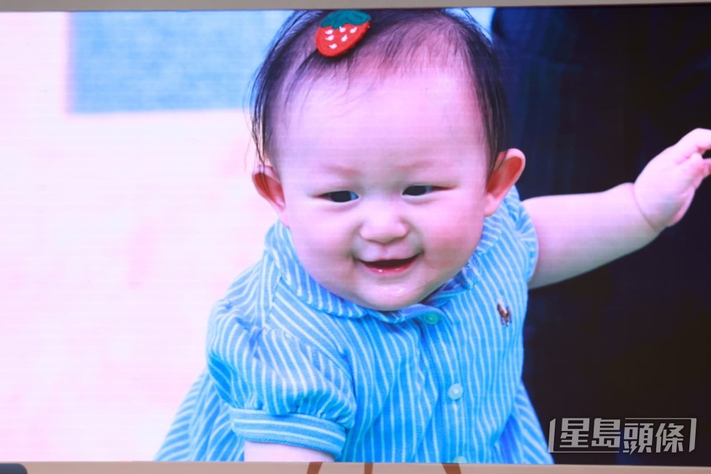方力申女兒Isla已近半歲,擁有迷人的笑容。