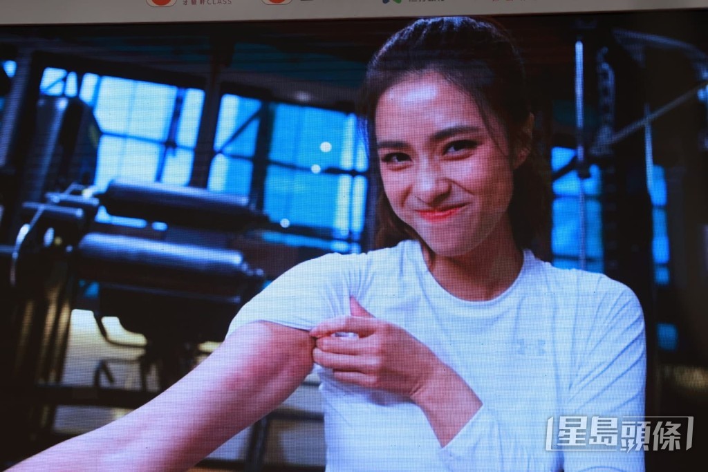劉穎璇透露拍攝新劇再做打女，身上留下不少傷痕。
