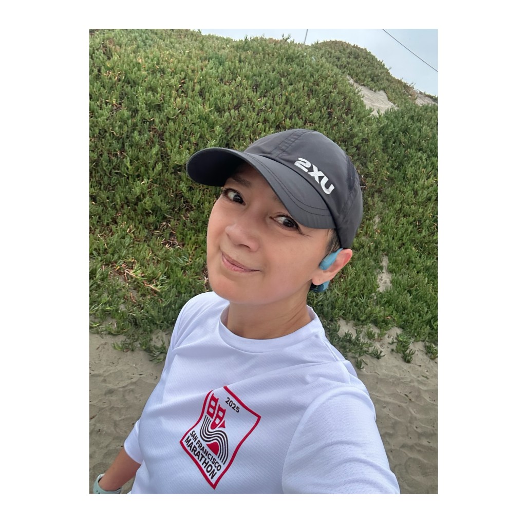 楊婉儀近年培養了跑步習慣,外表更顯年輕。
