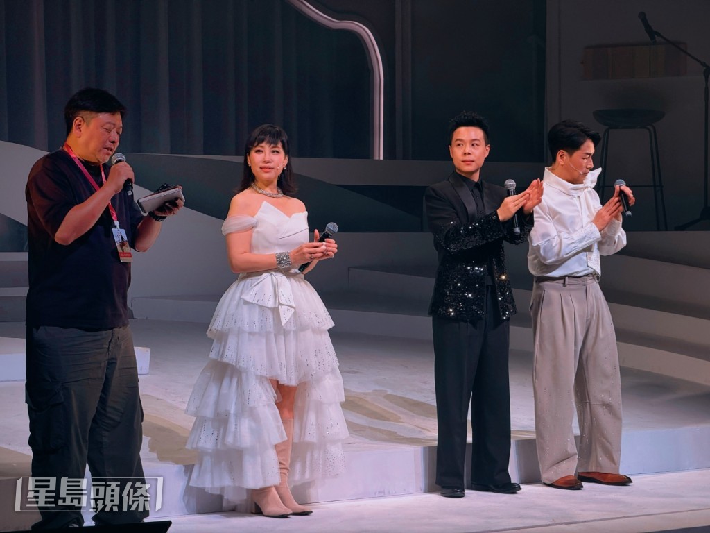 蝦頭與Gary哥哥共同創作的全新舞台劇音樂騷,昨晚於壽臣劇院揭幕。