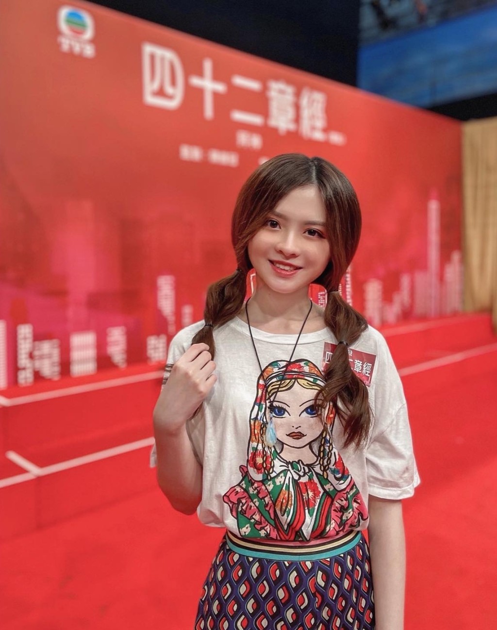 史穎喬在《新四十二章》中的造型充滿青春氣息。