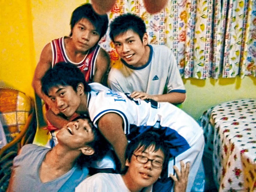 CK(右上)、Eddie(中)、Jack(右下)相識在少年,年輕時CK和Eddie更曾「同居」。