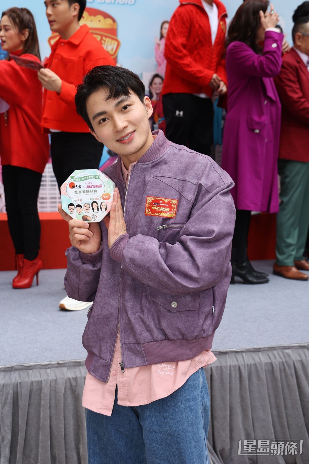 被問是否想收周嘉洛做「仔」，邵美琪笑言怕麻煩而拒絕。