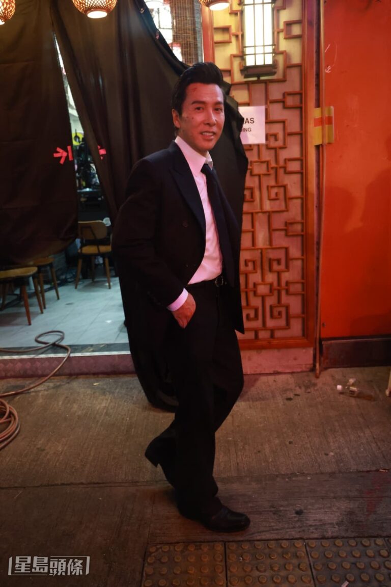 甄子丹新片旺角封路取景 逾兩百臨演打造黑幫出殯場面