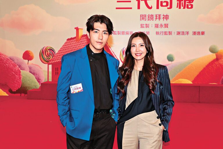 吳若希與趙浚承的子女年紀相若，笑言日後可以約埋一齊玩。