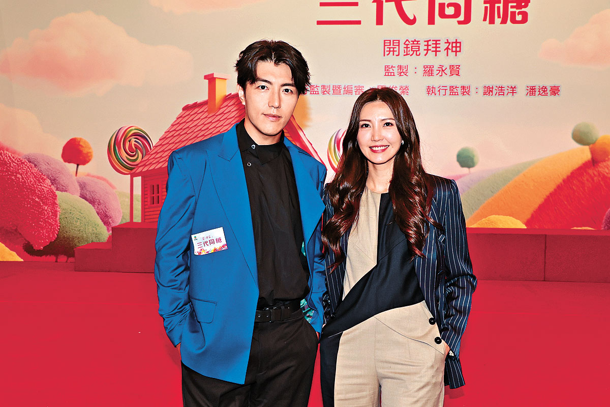 吳若希與趙浚承的子女年紀相若，笑言日後可以約埋一齊玩。
