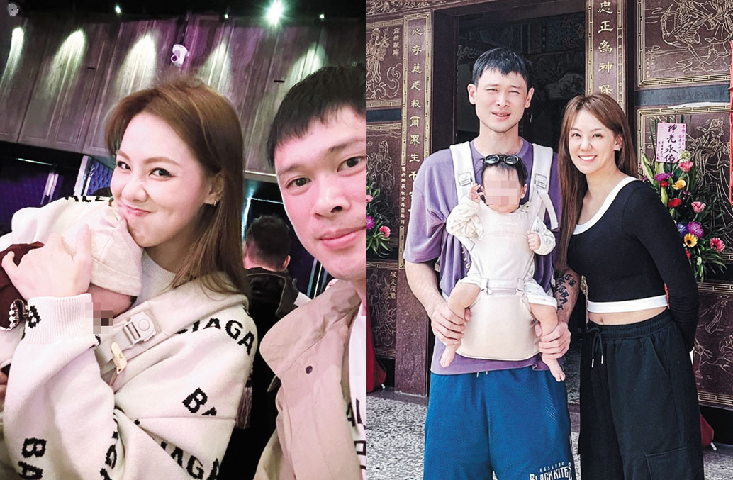 兩人婚後育有一女,生活幸福甜蜜。網上圖片