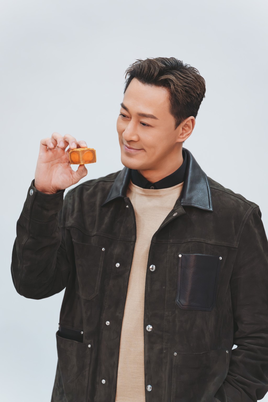 林峯也分享了自己喜愛食月餅。