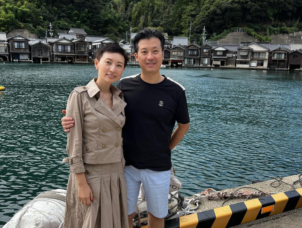陳爽經常與家人一起到世界各地旅遊。