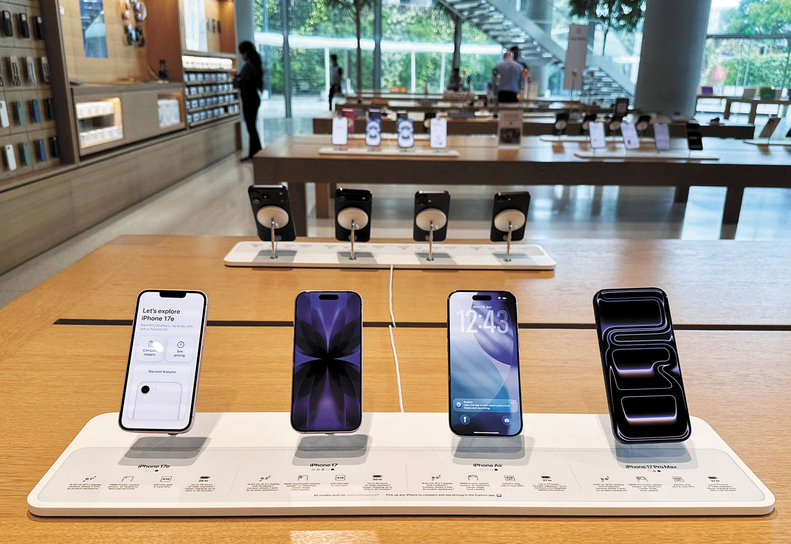 蘋果公司釋出新一代iOS 27操作系統首個公開測試版,提供一般用戶搶先體驗。路透社資料圖片
