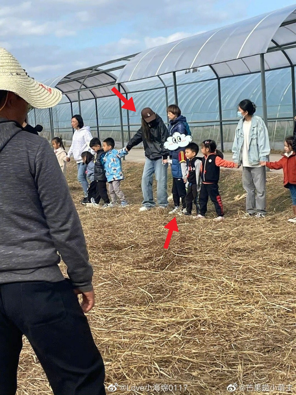Angelababy曾帶兒子參加親子活動，可見小海綿相當活潑好動。
