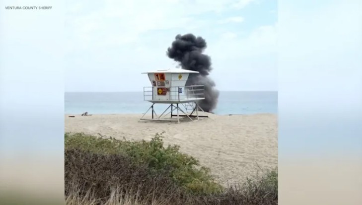 南加州海灘驚見未爆火箭彈 隨後被引爆
