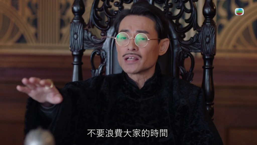 海俊傑演戲時表情豐富。