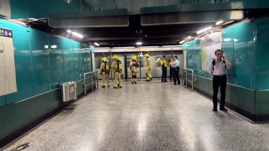 港鐵將軍澳綫鰂魚涌站傳出燶味 消防到場處理後列車服務逐步回復正常
