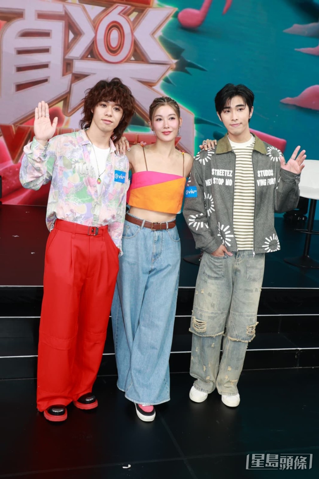 李彩華、曾比特與Phoebus在節目中共聚。