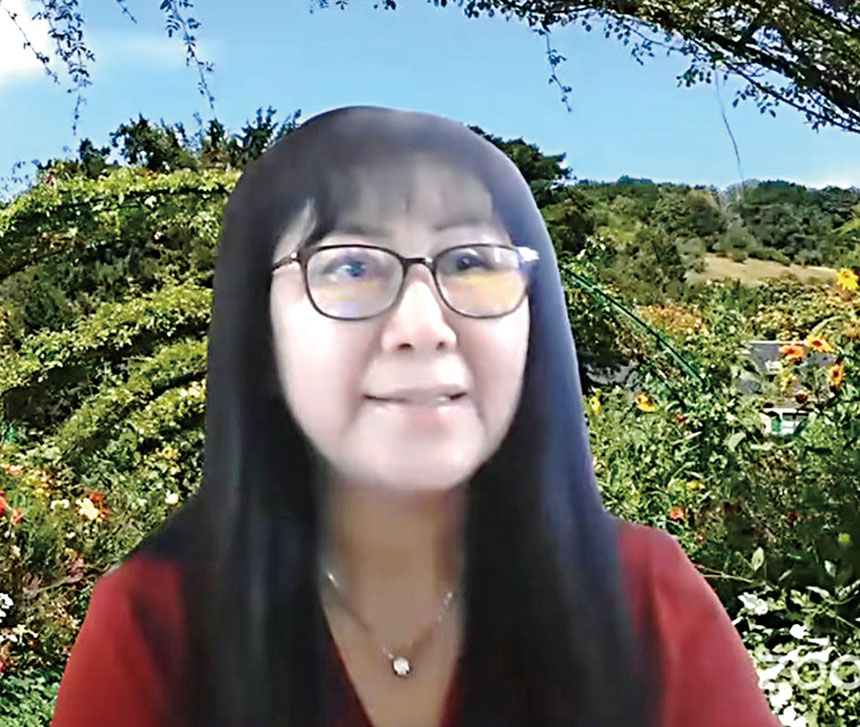本期學術講座的主持人高蘭教授。