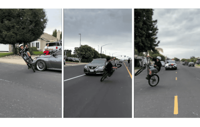 加州大型單車集會闖入馬路逆流而上 危險特技動作 拍片上傳為流量賭命｜影片新聞