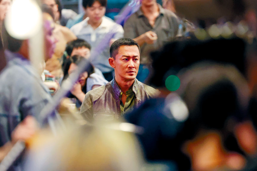 ■這晚「陳洛軍」林峯都有現身。