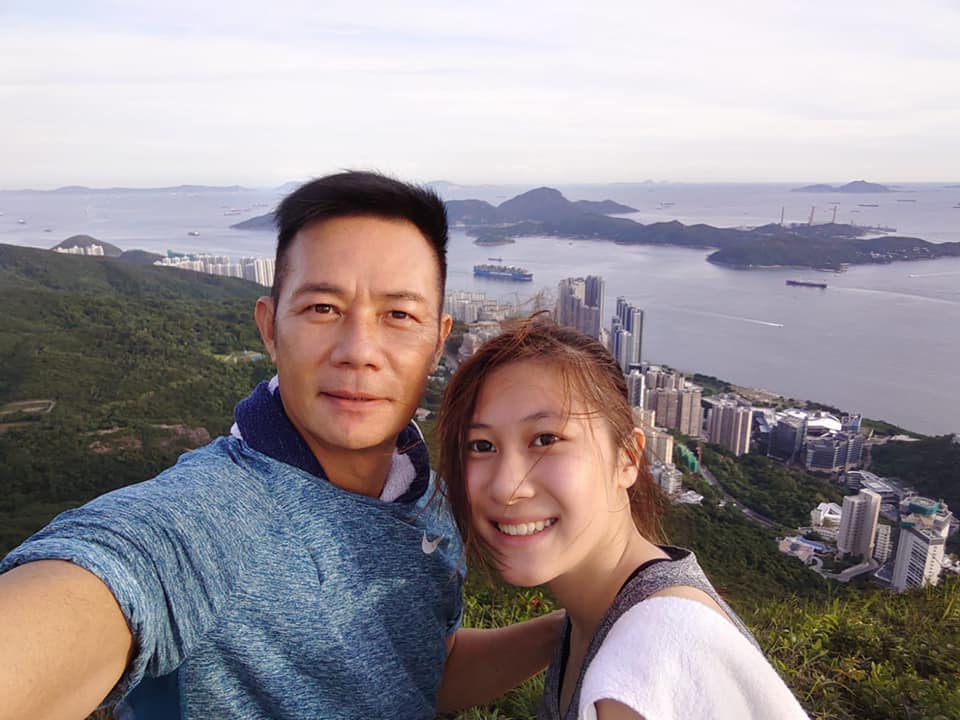 張兆輝經常分享與女兒Twiggy的合照。