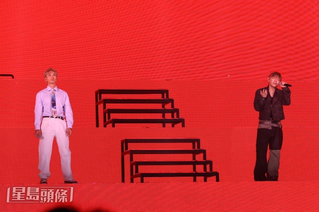 嘉賓MC張天賦現身,與陳柏宇合唱《命案》和《小心地滑》。
