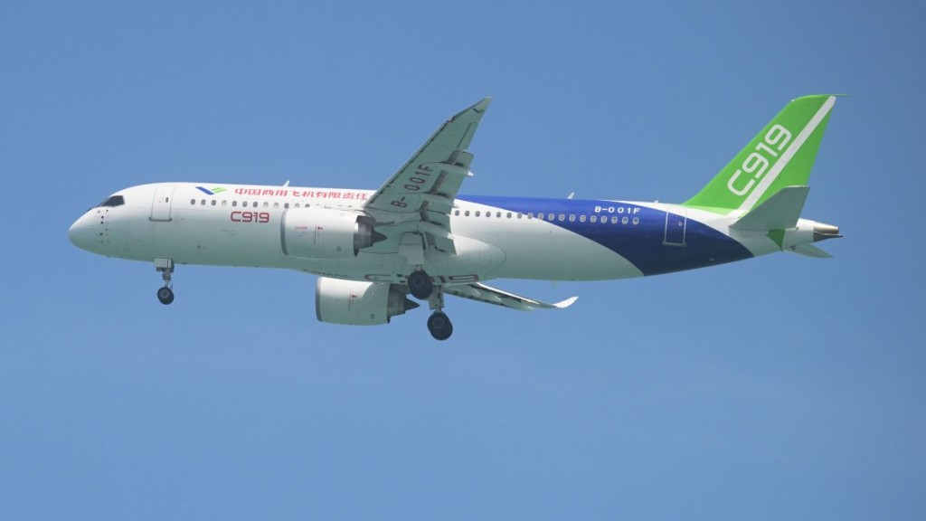 國產C919客機8月首飛國際航線 北京往返蒙古烏蘭巴托