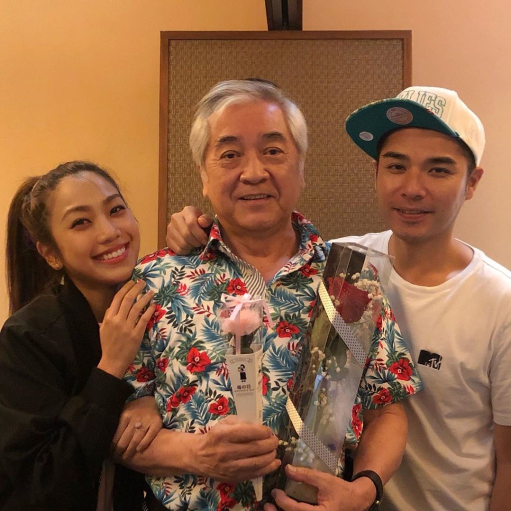 秦沛多年來父兼母職,獨力撫養一對子女成長。