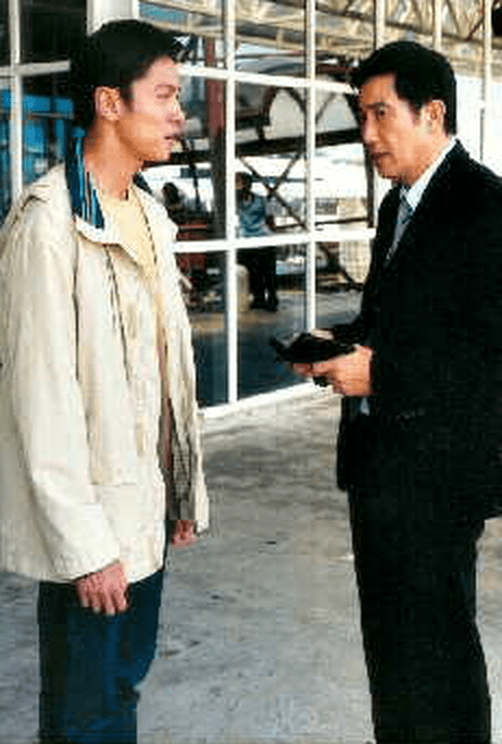 當時秦漢在劇中與黃浩然有對手戲。