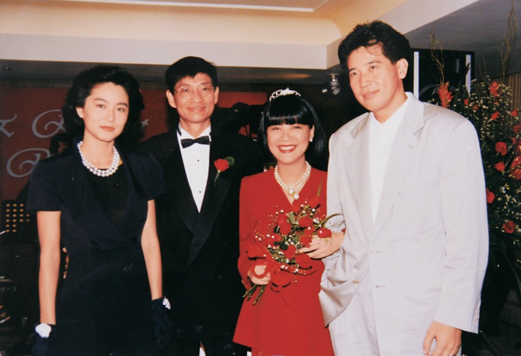 秦漢與林青霞當年曾一同出席金燕玲的婚禮。