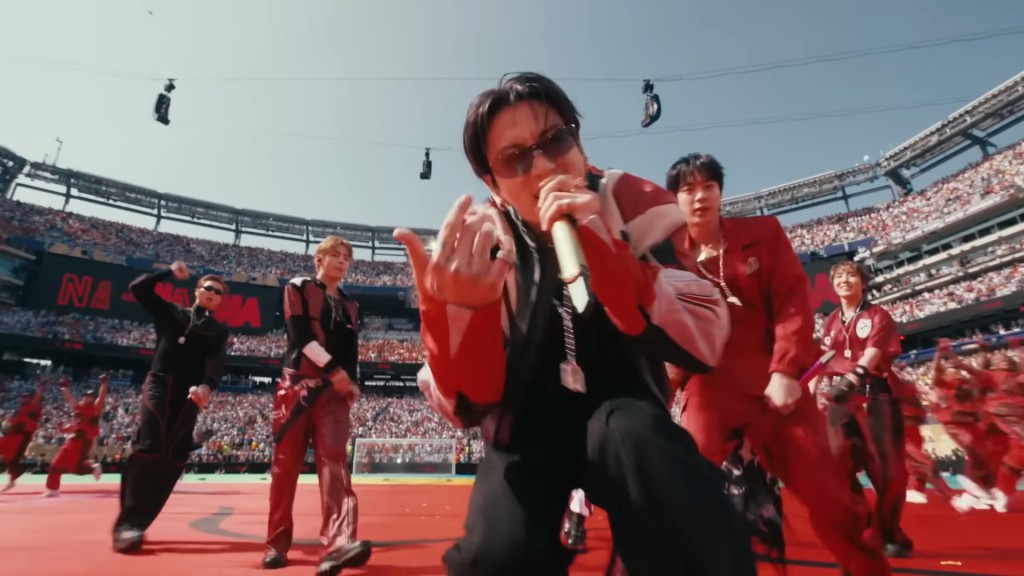 韓國天團BTS登上世界盃的國際舞台。